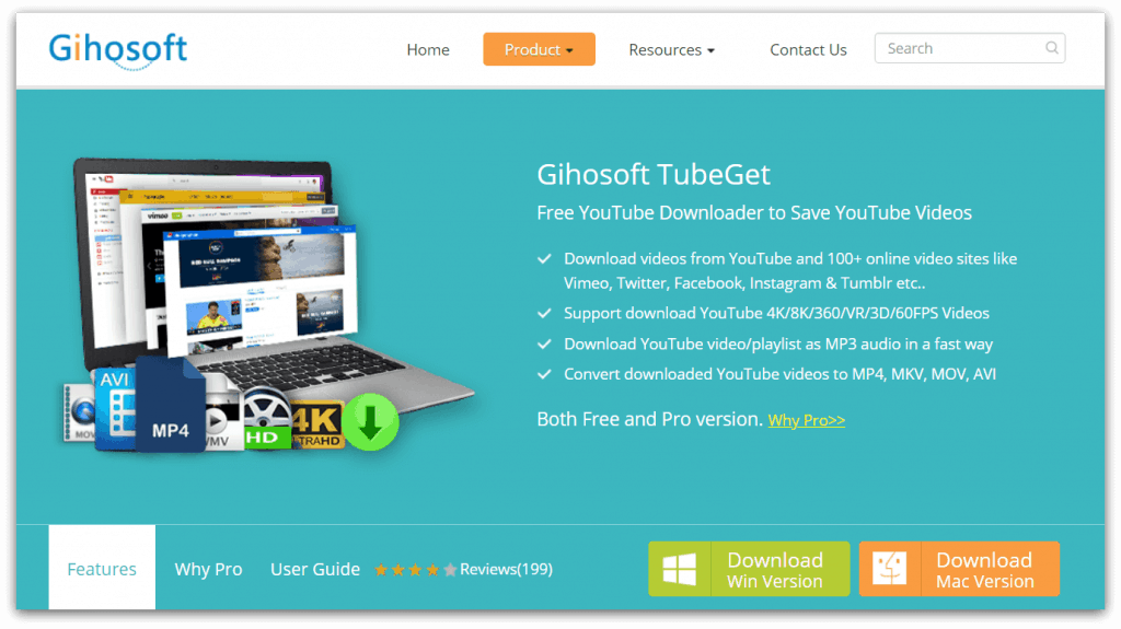 app Gihosoft TubeGet